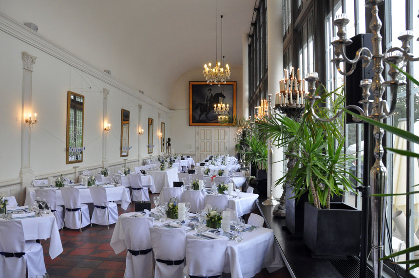 Gehobenes Ambiente für die Hochzeit im Palmenhaus München